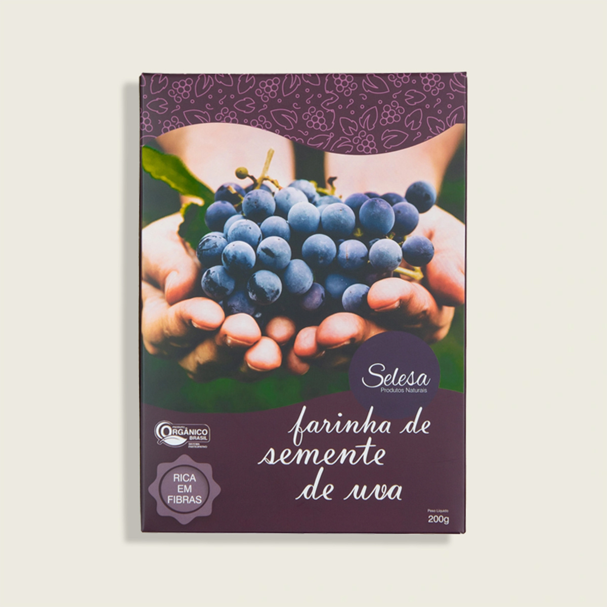 Imagem de Farinha de Semente de Uva Orgânica - 200gr